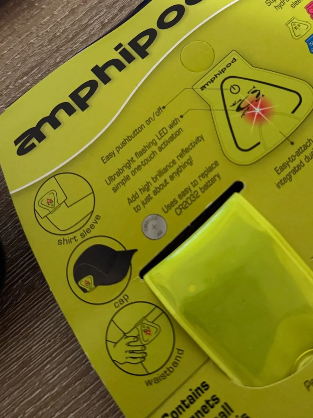 amphipod LED Reflector wearables